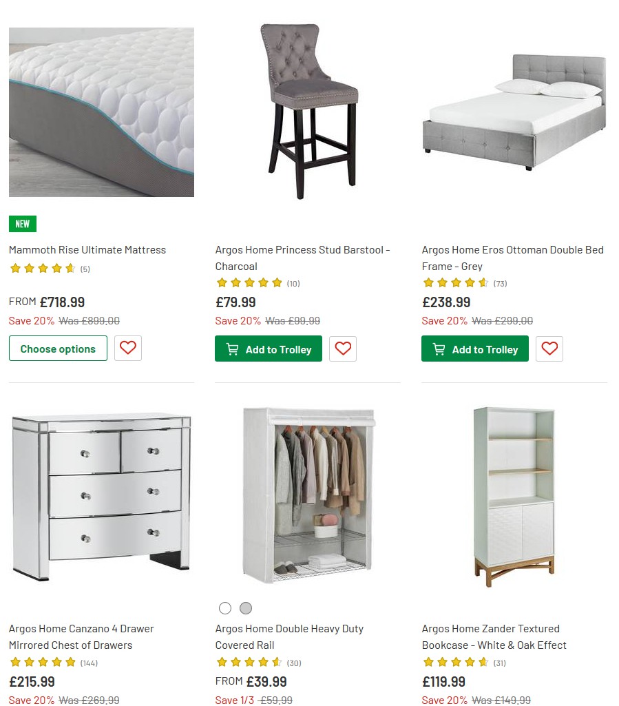 Argos Offers from 28 May