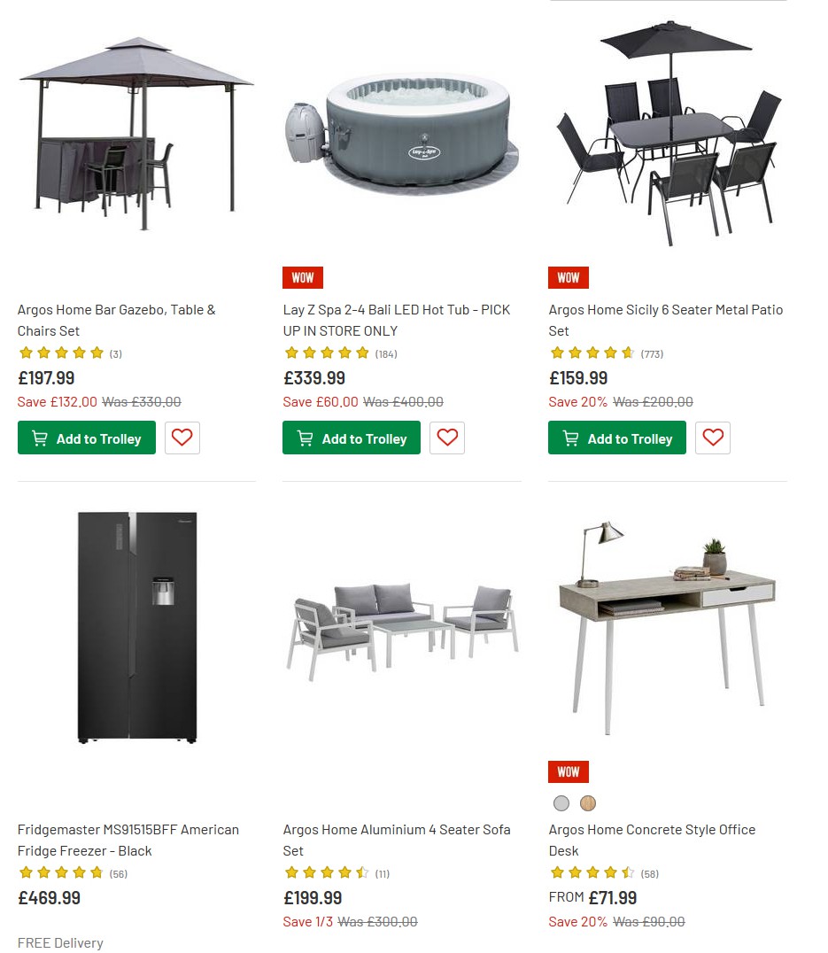 Argos Offers from 28 May