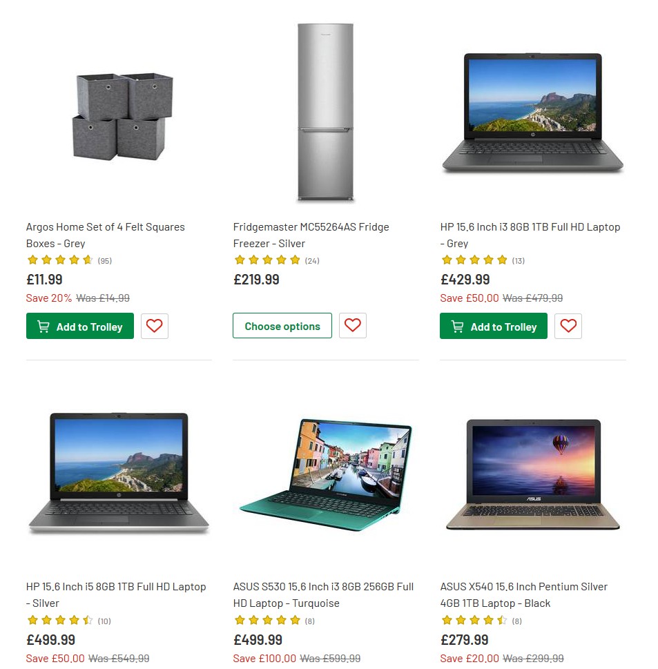 Argos Offers from 28 May