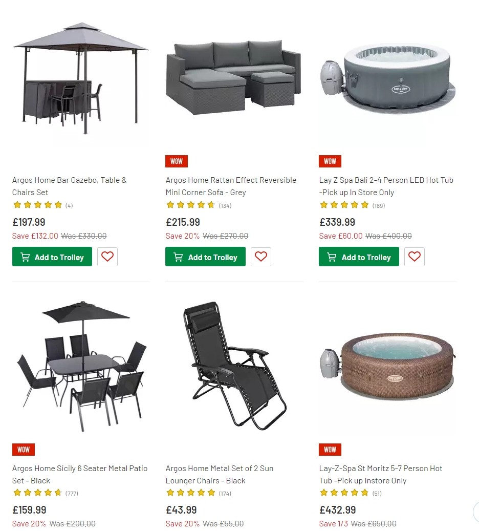 Argos Offers from 4 June