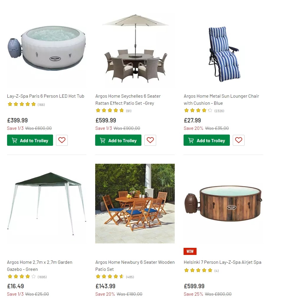 Argos Offers from 4 June