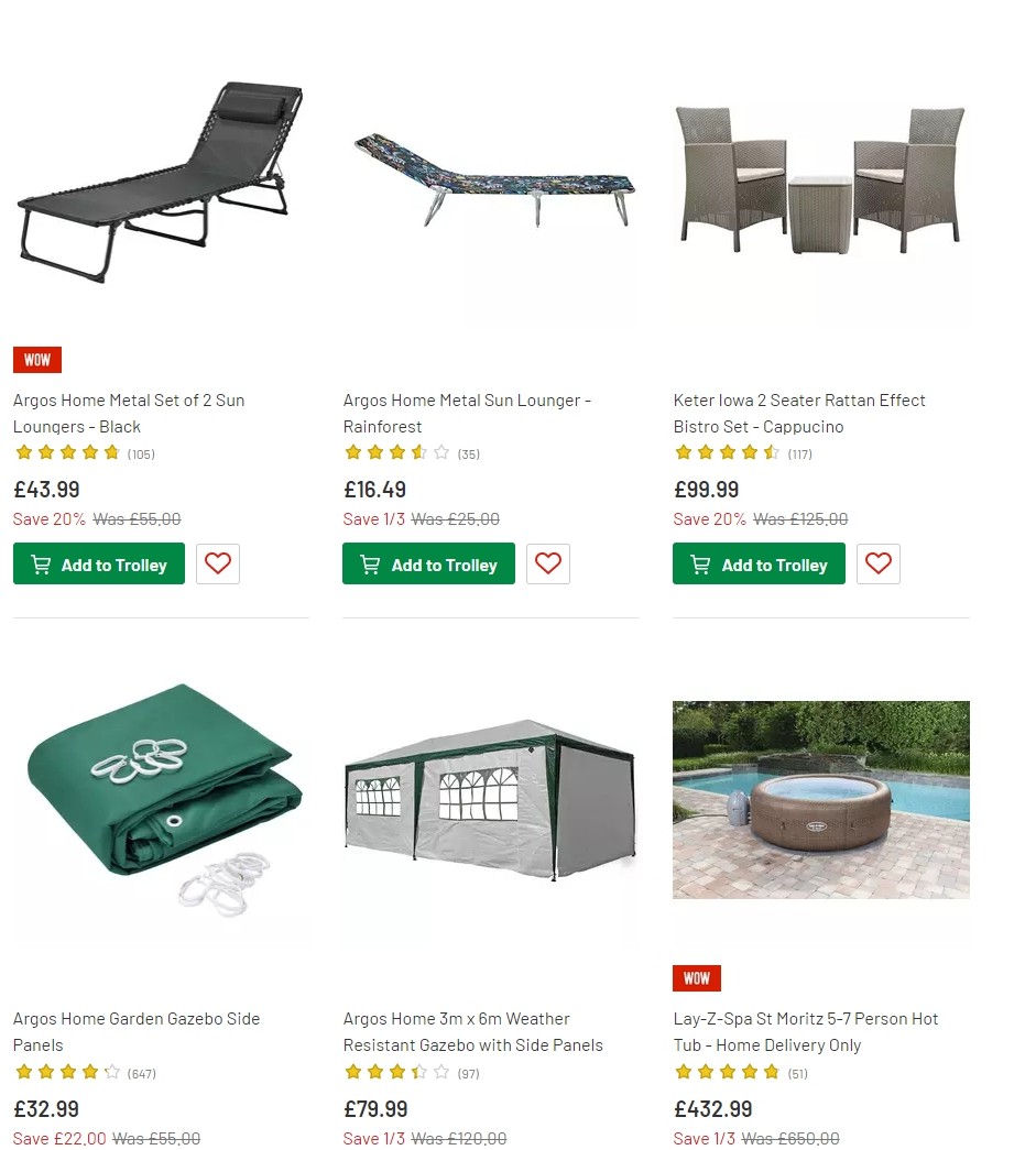 Argos Offers from 4 June