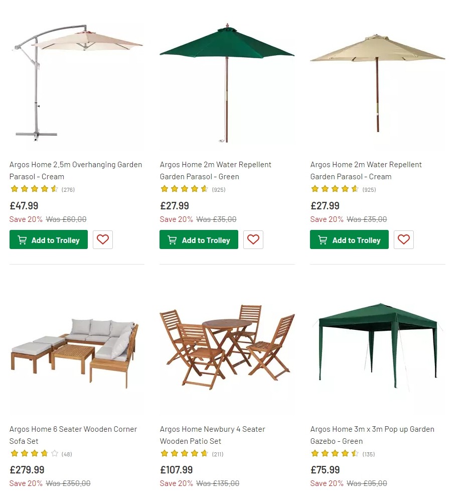 Argos Offers from 4 June