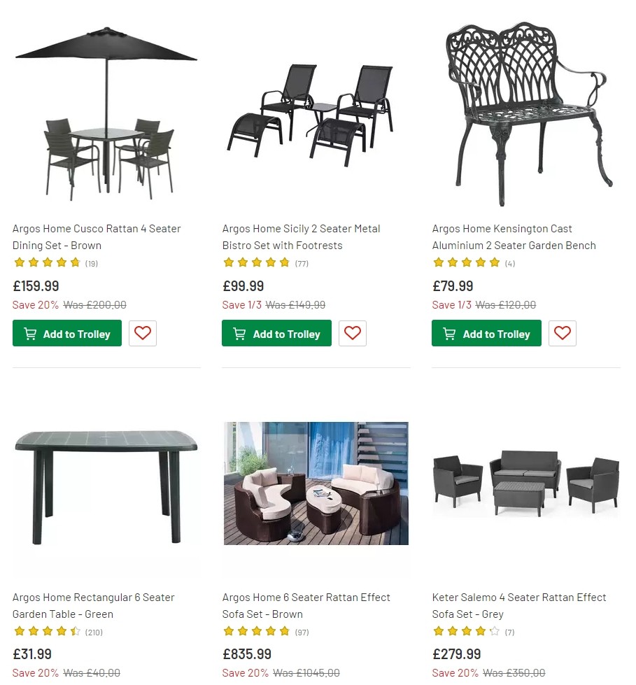 Argos Offers from 4 June