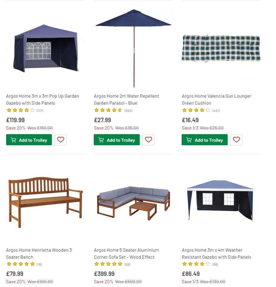 Argos Offers from 4 June