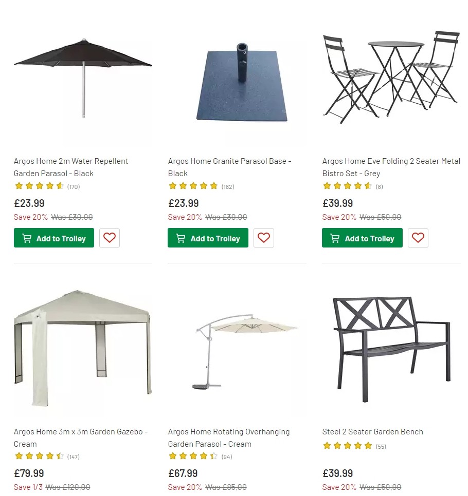 Argos Offers from 4 June