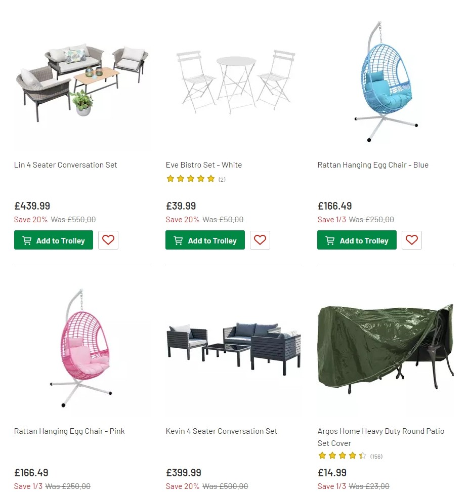 Argos Offers from 4 June