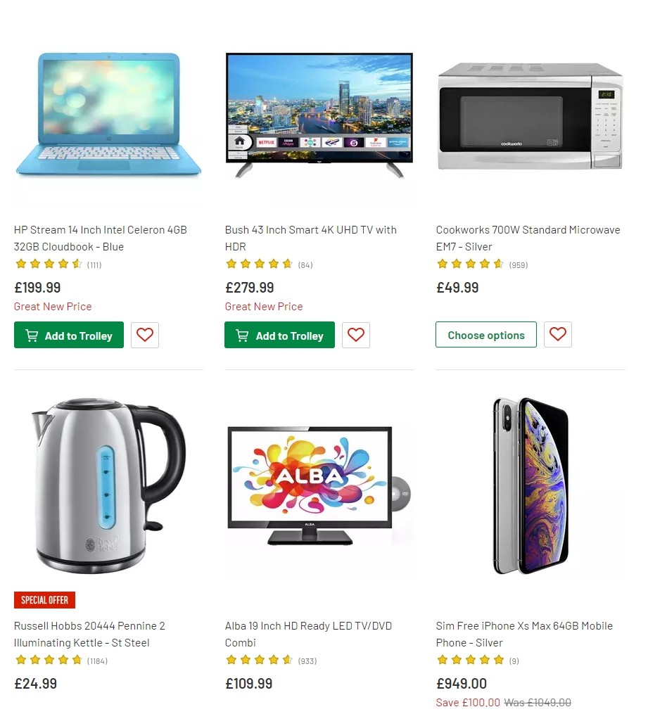 Argos Offers from 4 June