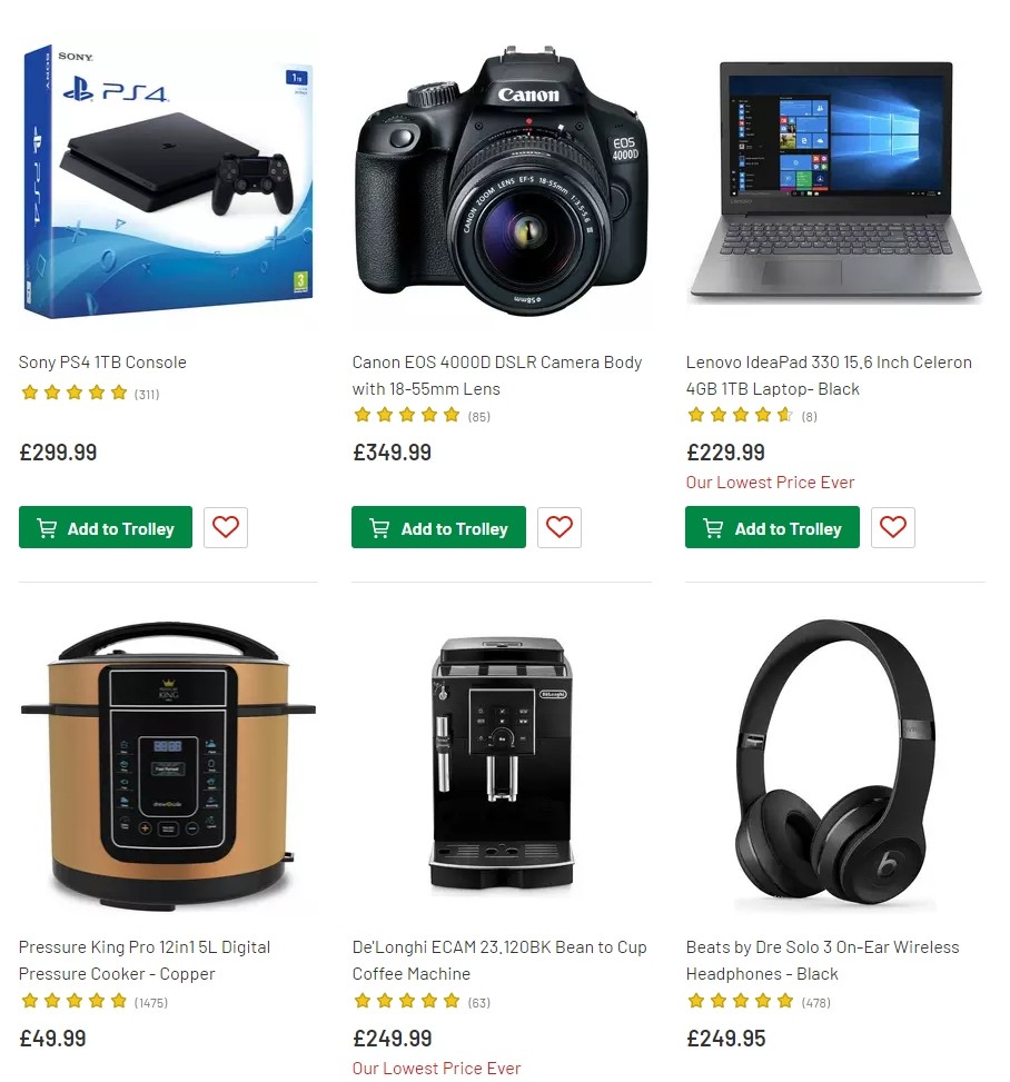 Argos Offers from 4 June