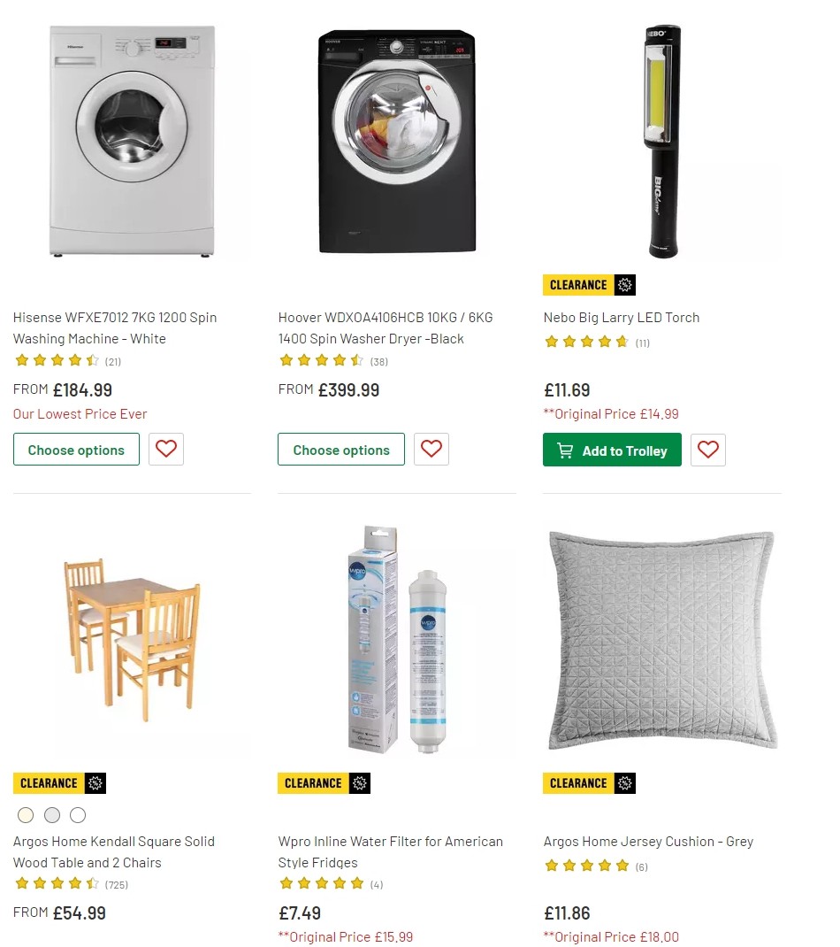 Argos Offers from 11 June