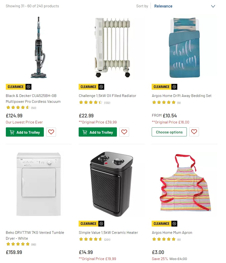 Argos Offers from 11 June