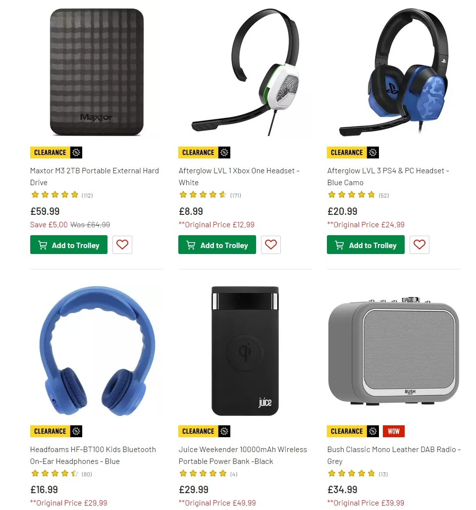 Argos Offers from 18 June