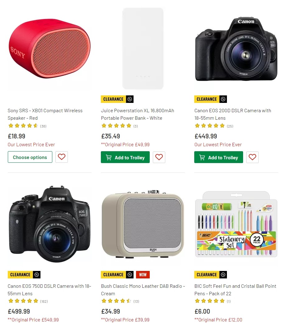 Argos Offers from 18 June