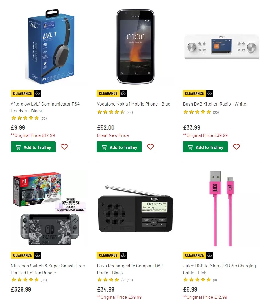 Argos Offers from 18 June