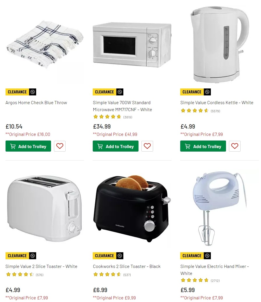 Argos Offers from 18 June