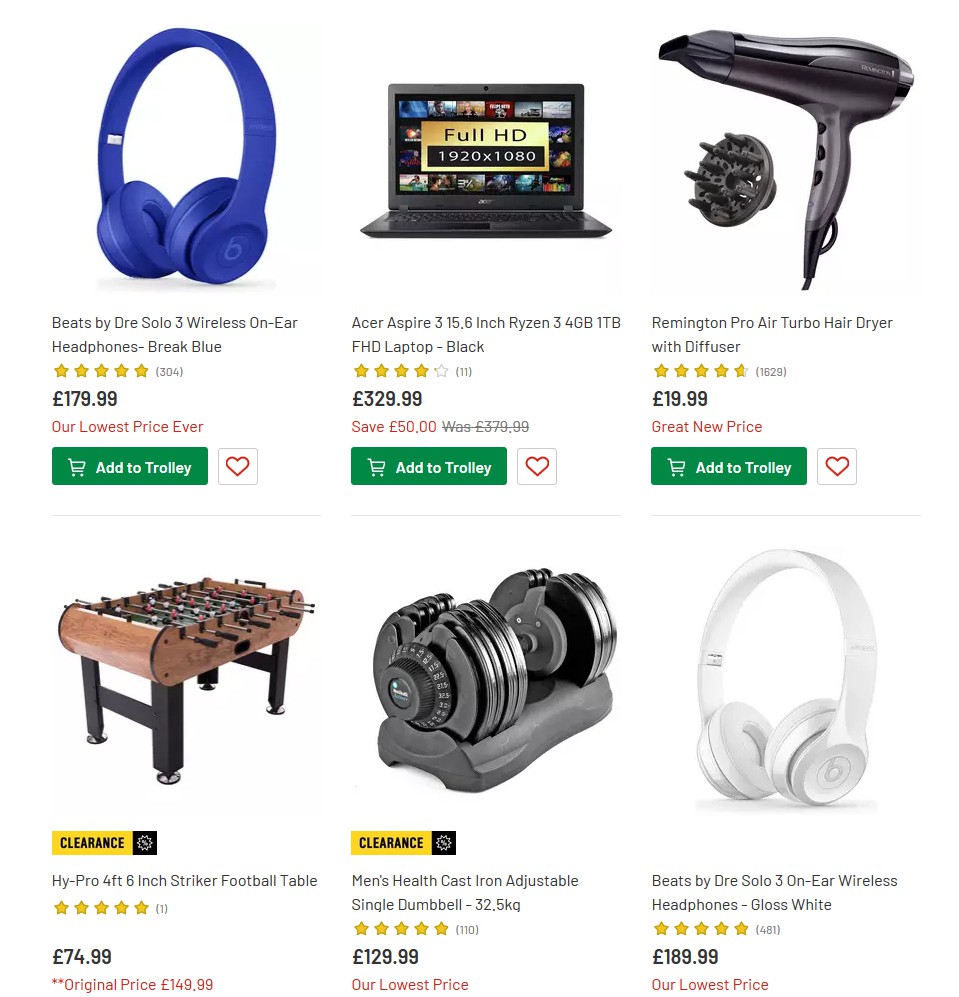 Argos Offers from 25 June