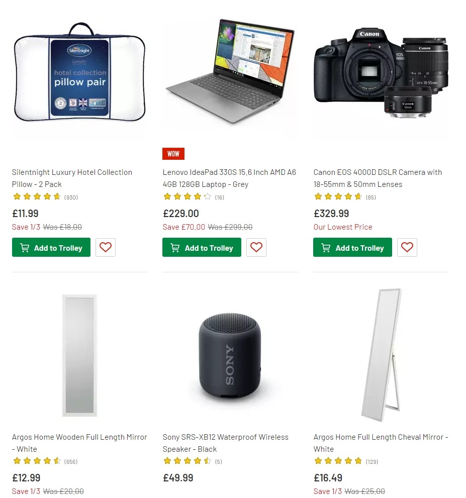 Argos Offers from 25 June
