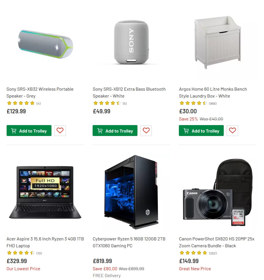 Argos Offers from 25 June