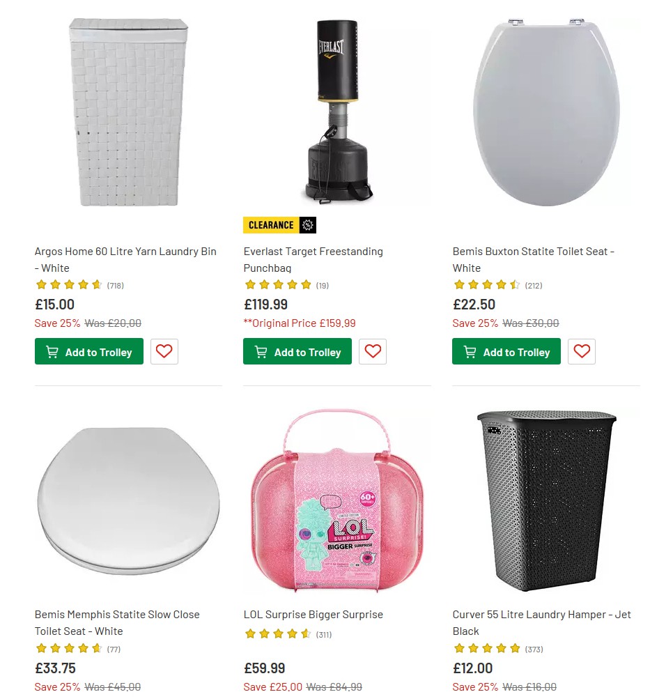 Argos Offers from 25 June