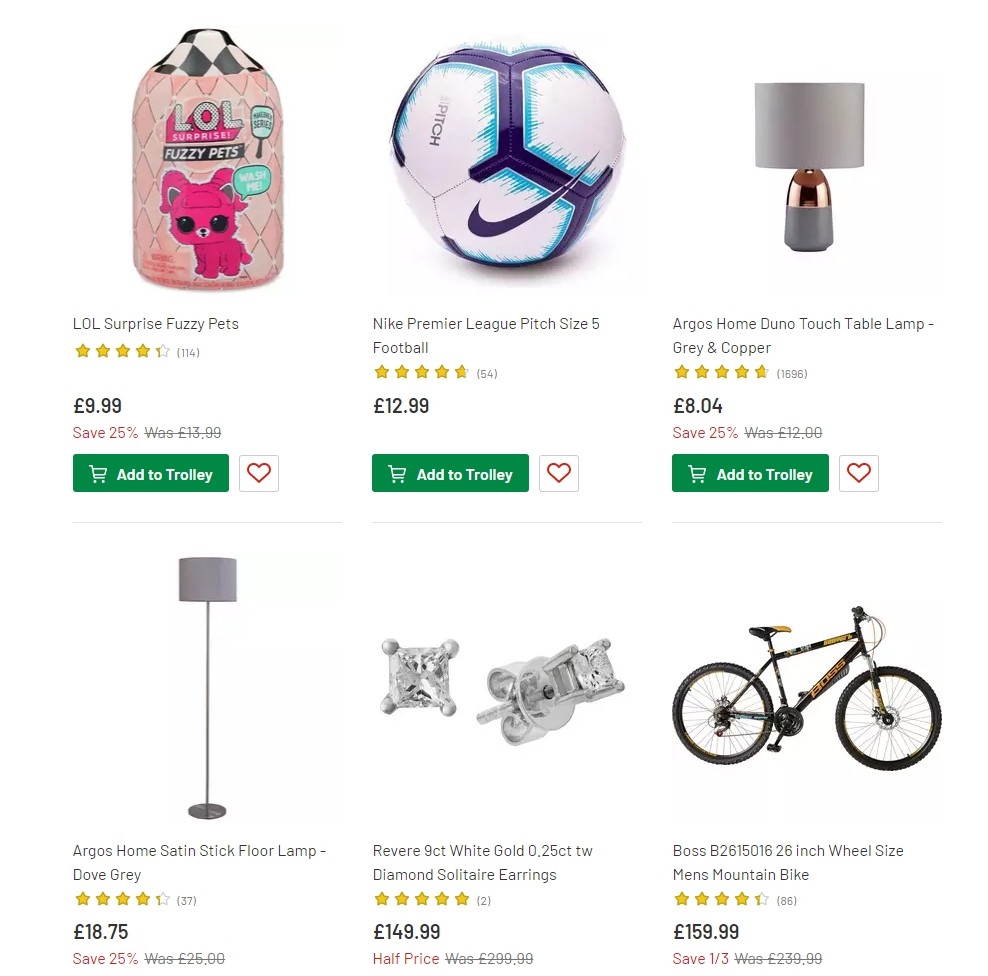 Argos Offers from 25 June