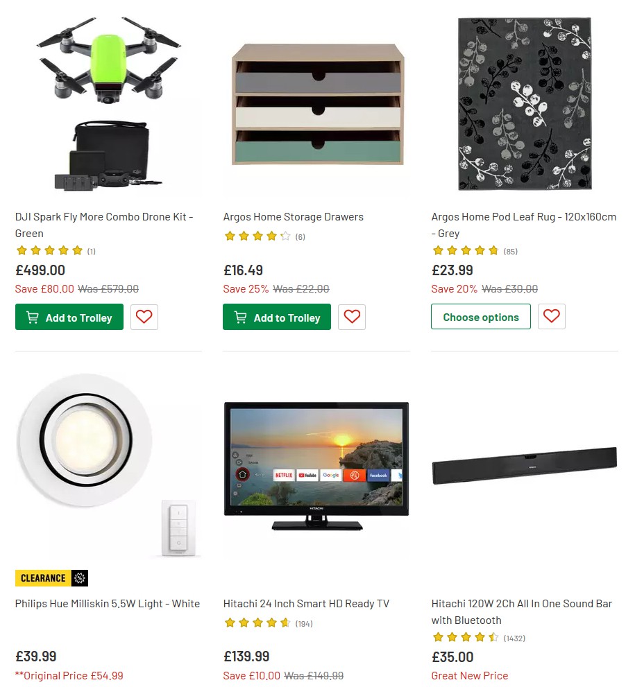 Argos Offers from 25 June