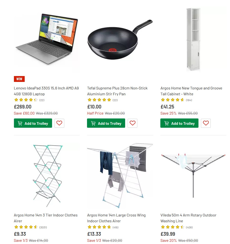 Argos Offers from 25 June