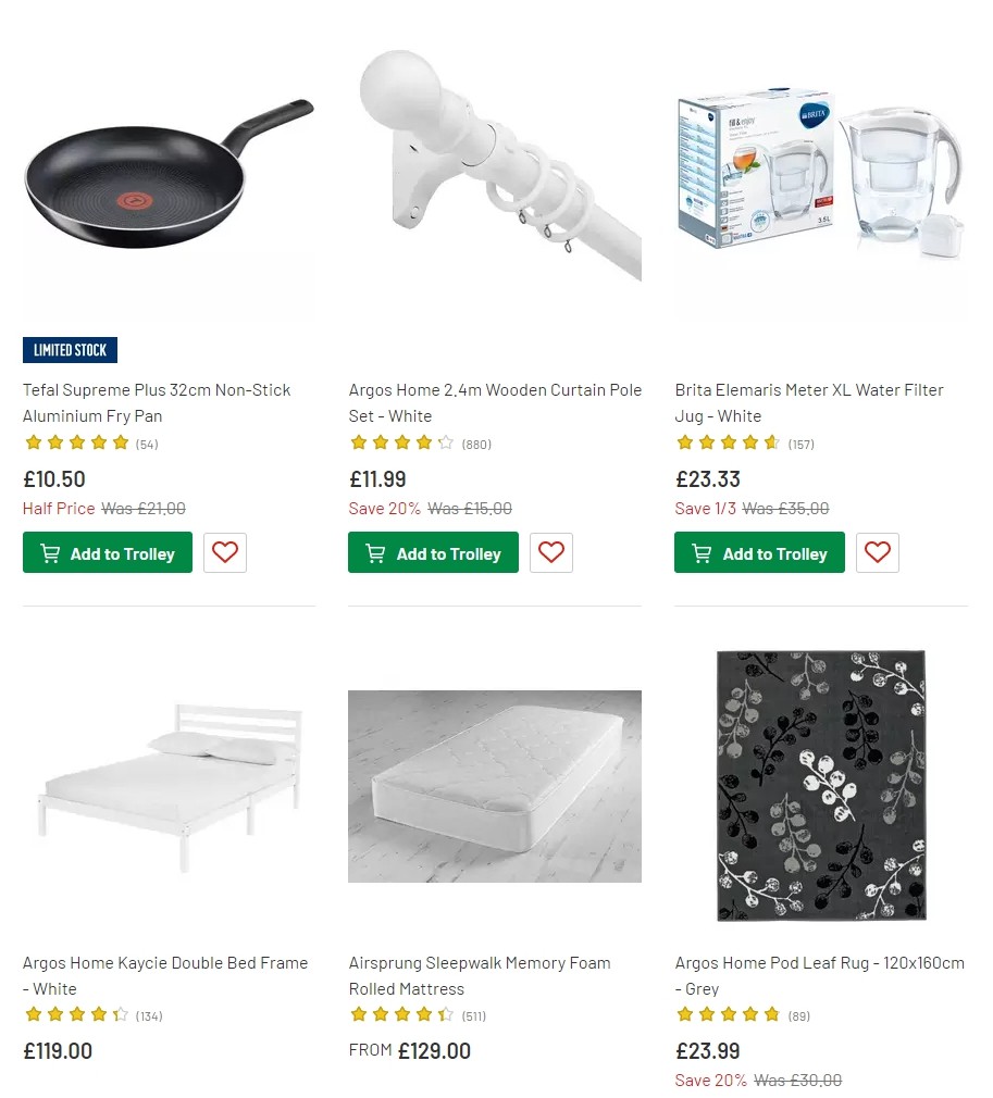 Argos Offers from 2 July