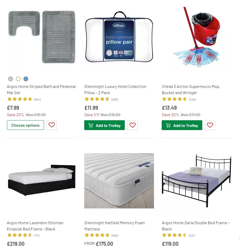 Argos Offers from 2 July