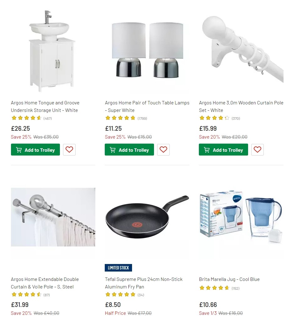 Argos Offers from 2 July