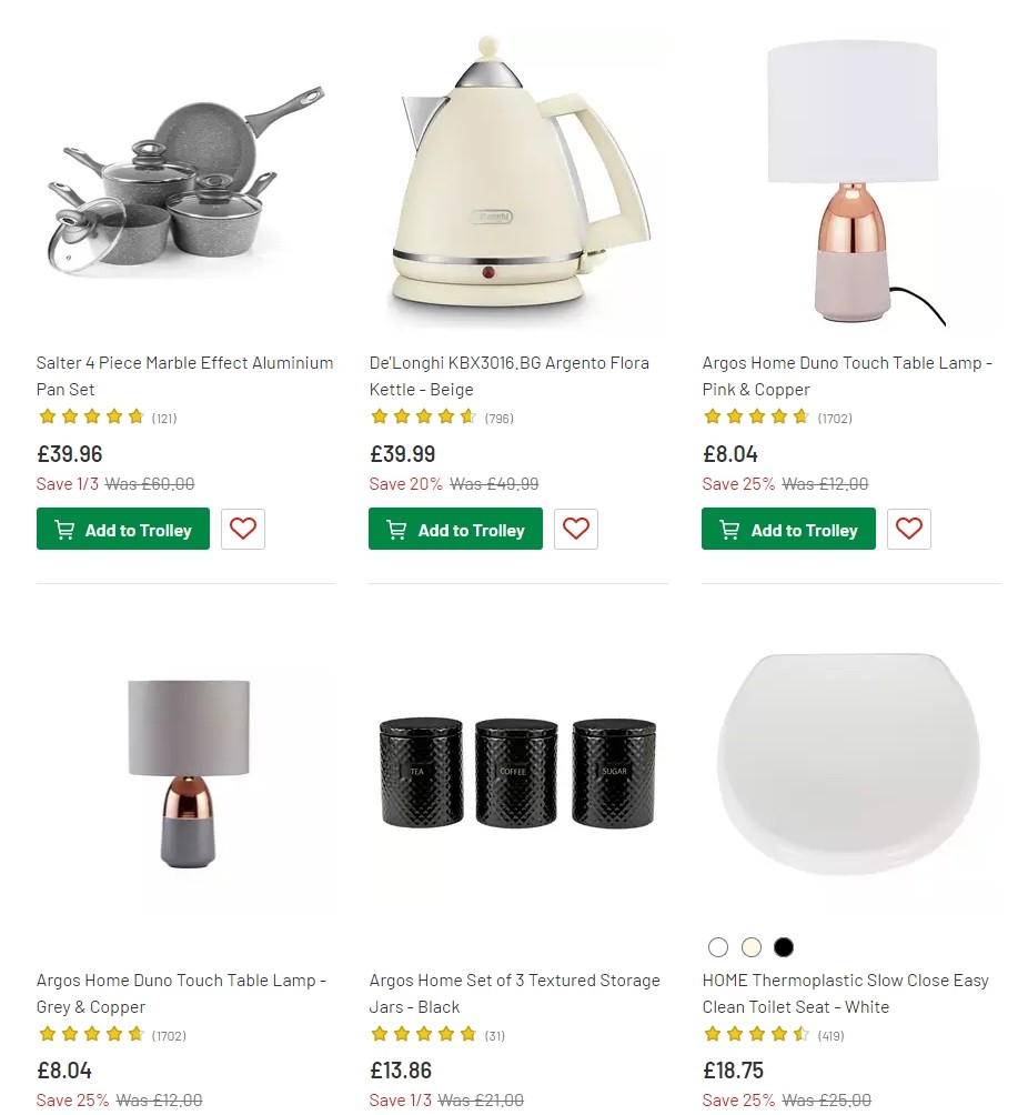 Argos Offers from 2 July