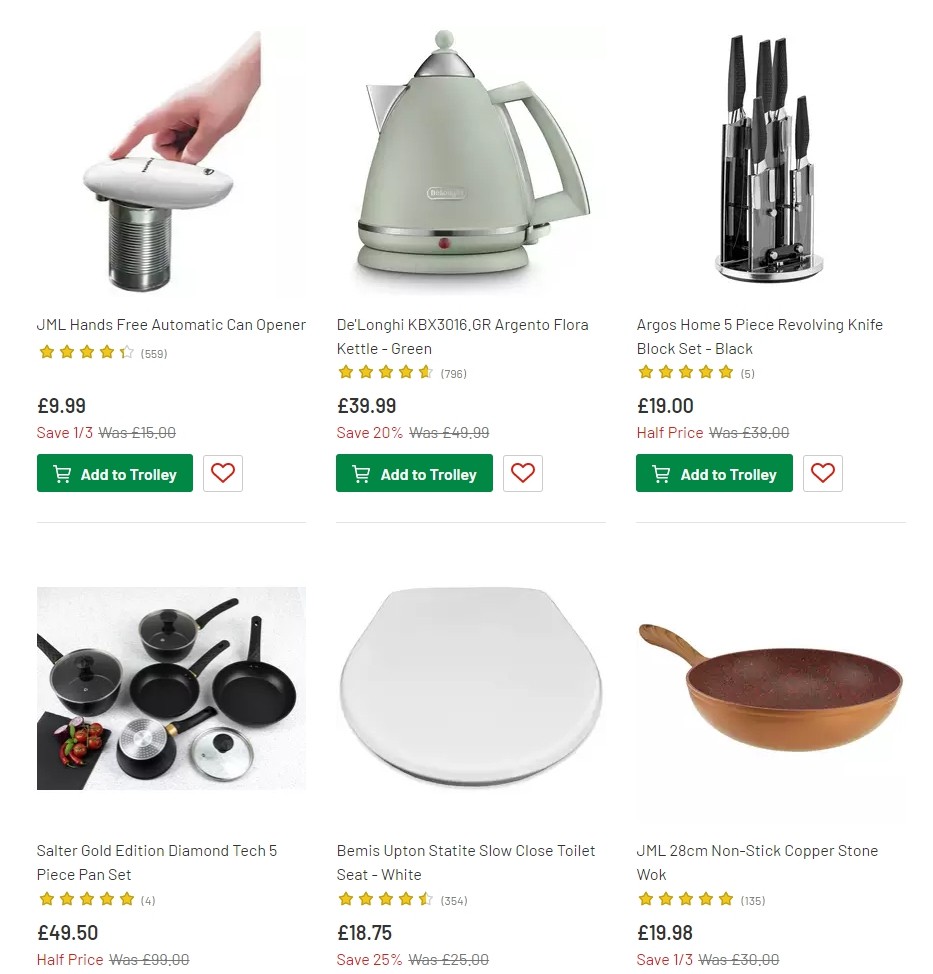 Argos Offers from 2 July