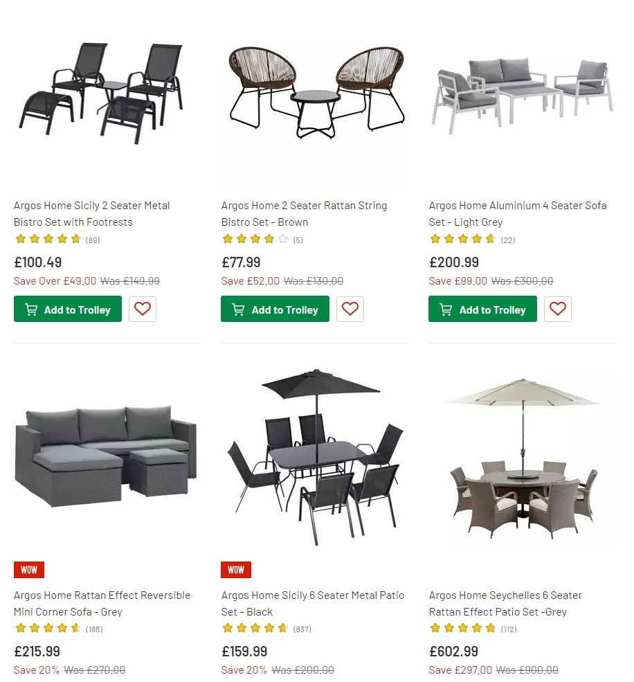 Argos Offers from 2 July