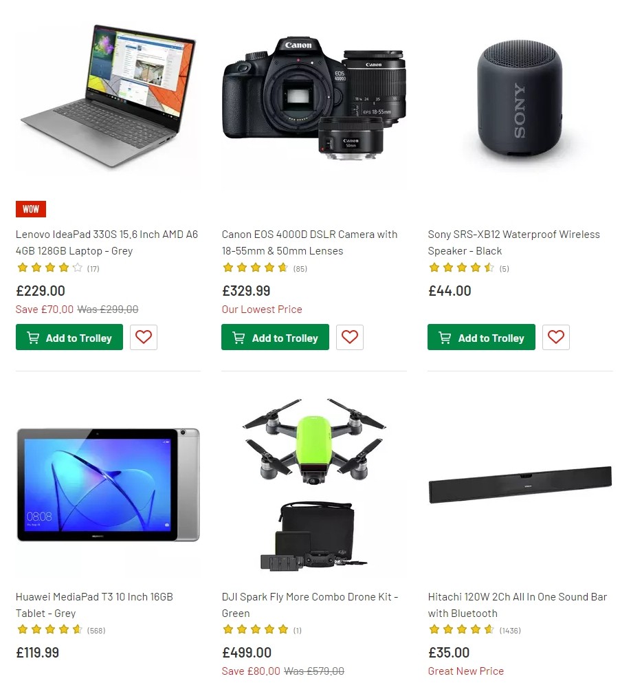 Argos Offers from 2 July