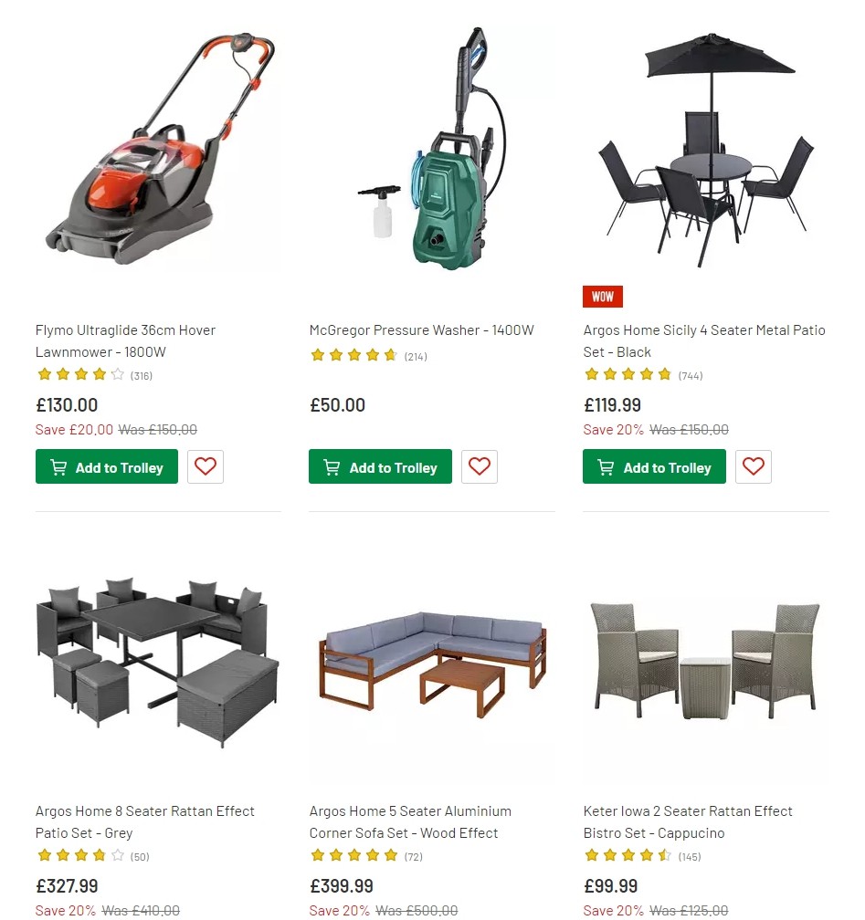 Argos Offers from 2 July