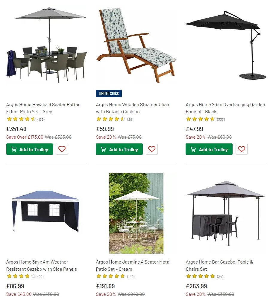 Argos Offers from 2 July