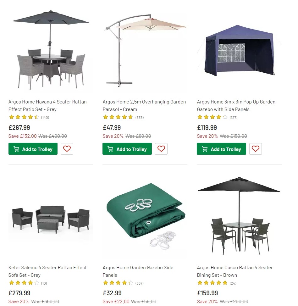 Argos Offers from 2 July