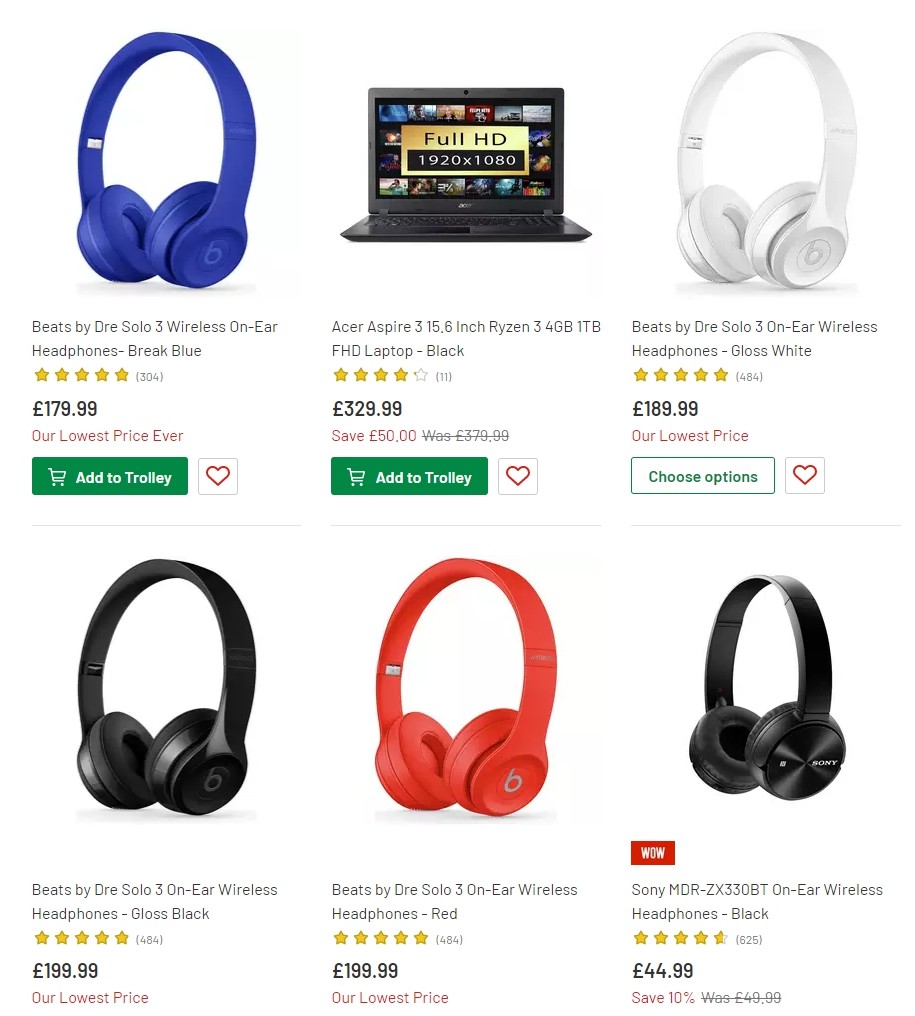 Argos Offers from 2 July