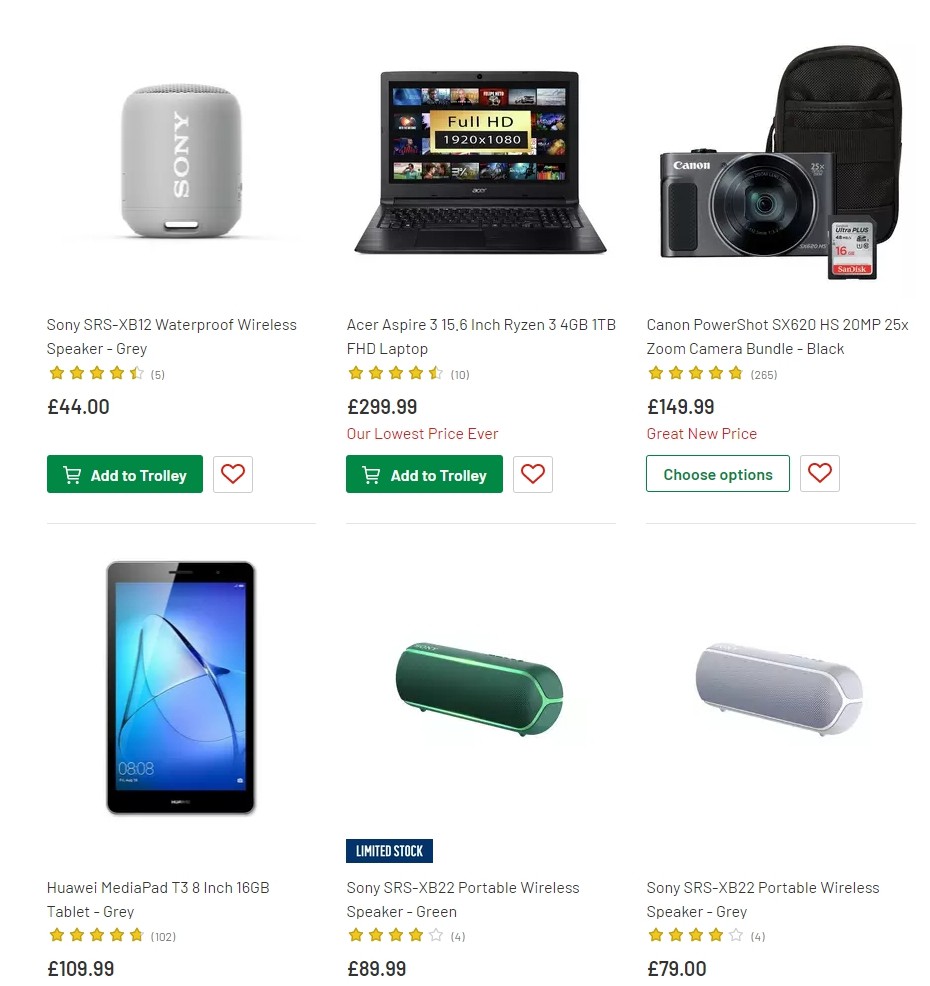 Argos Offers from 2 July