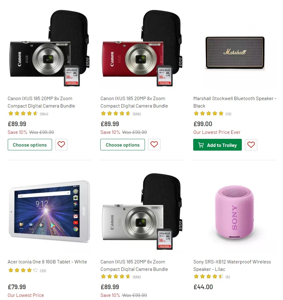 Argos Offers from 2 July