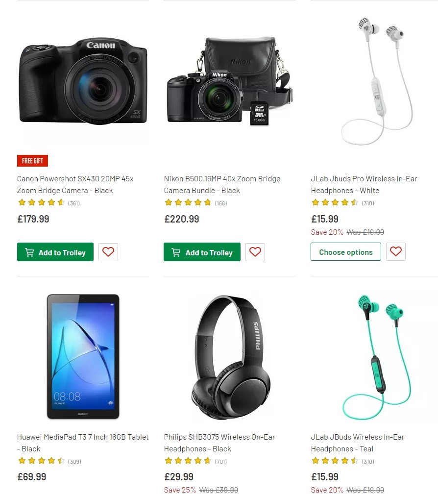 Argos Offers from 2 July