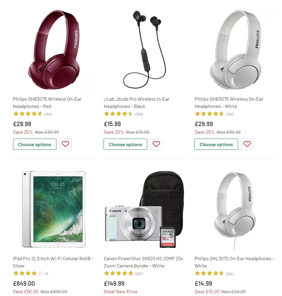 Argos Offers from 2 July