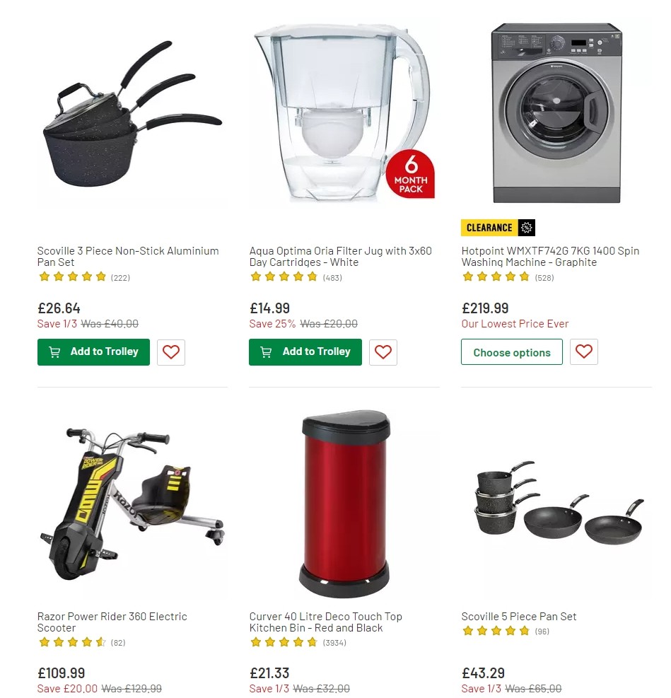 Argos Offers from 9 July