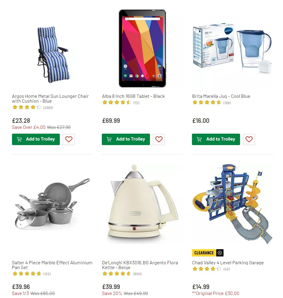 Argos Offers from 9 July