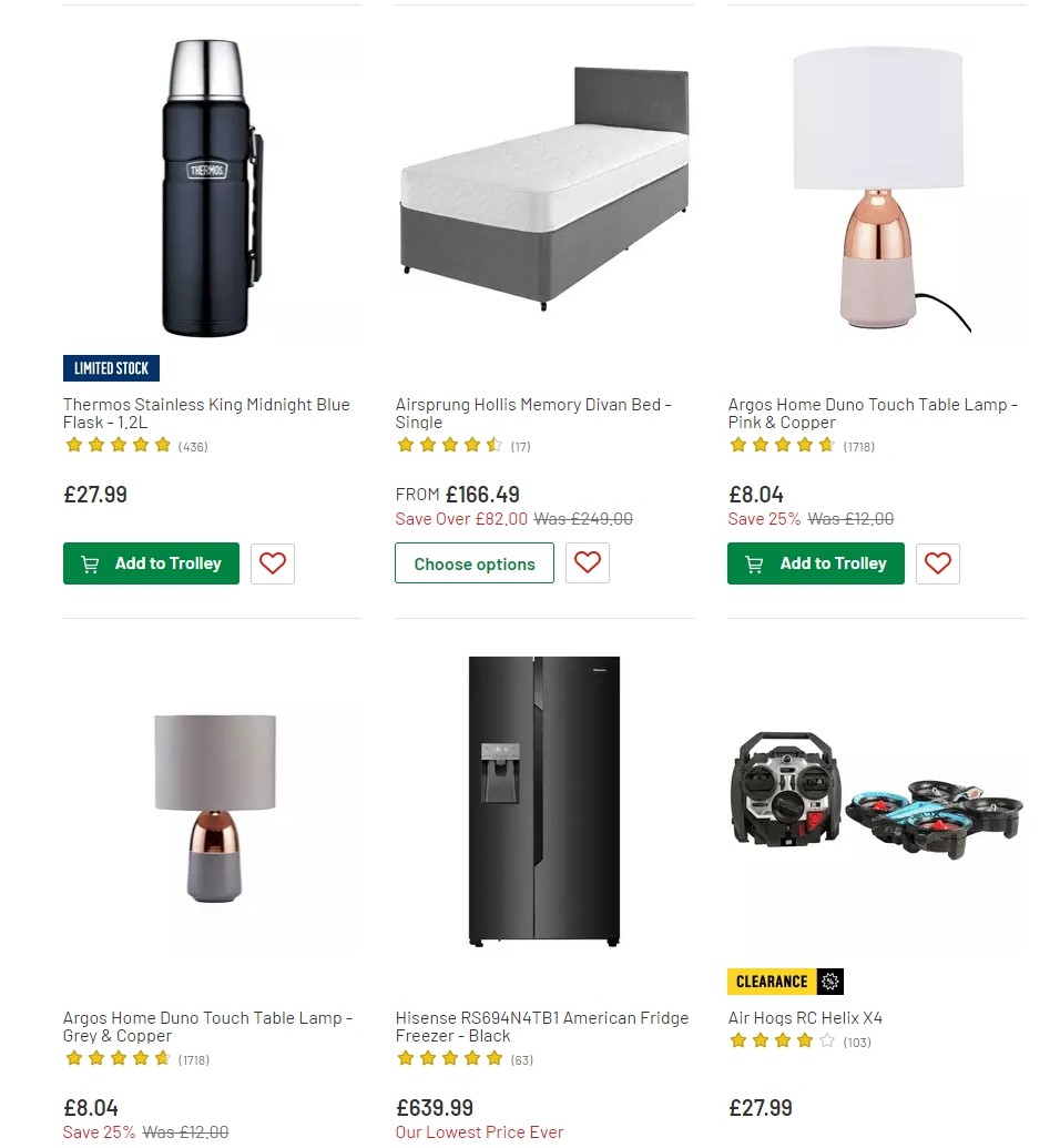 Argos Offers from 9 July