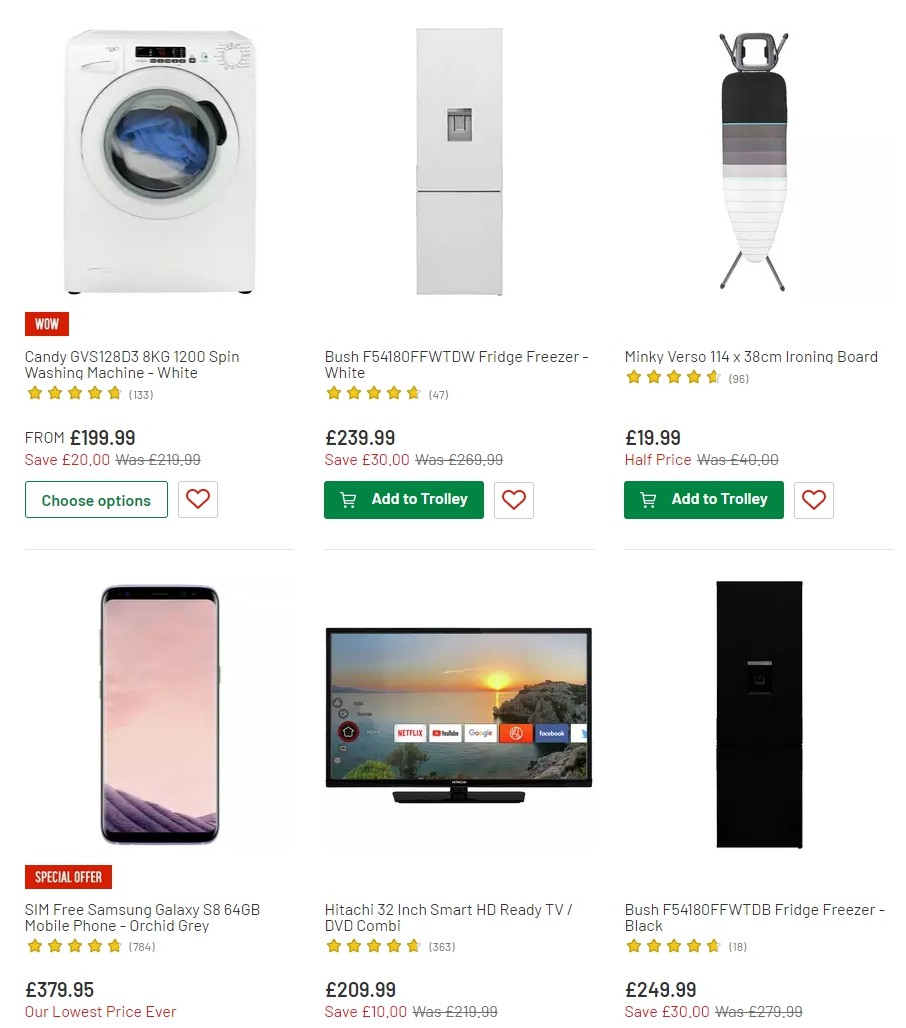 Argos Offers from 9 July