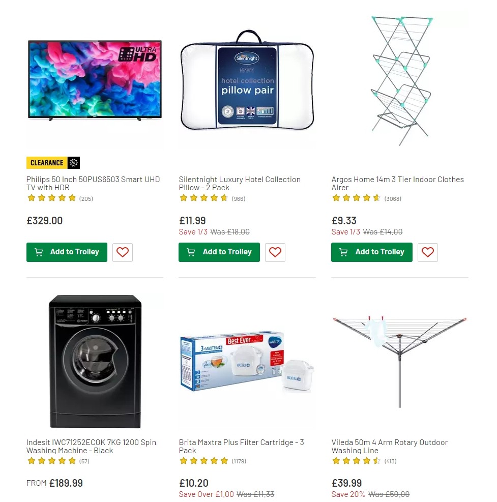 Argos Offers from 9 July