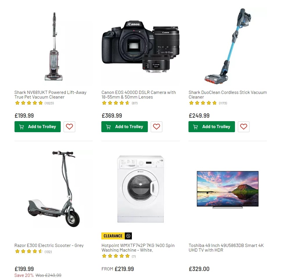 Argos Offers from 9 July