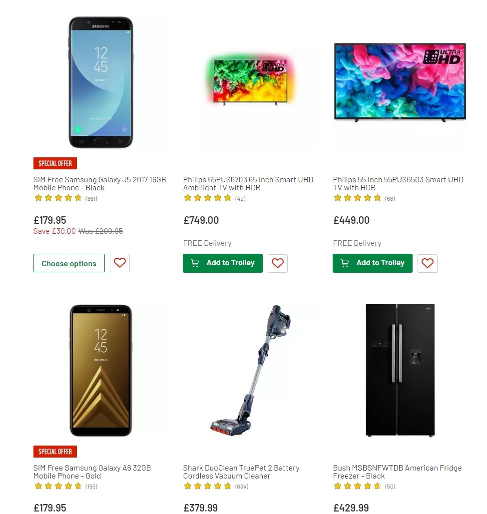 Argos Offers from 9 July