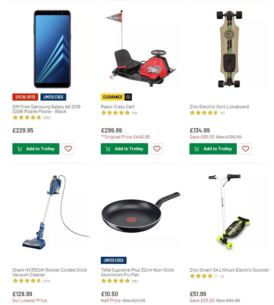 Argos Offers from 16 July