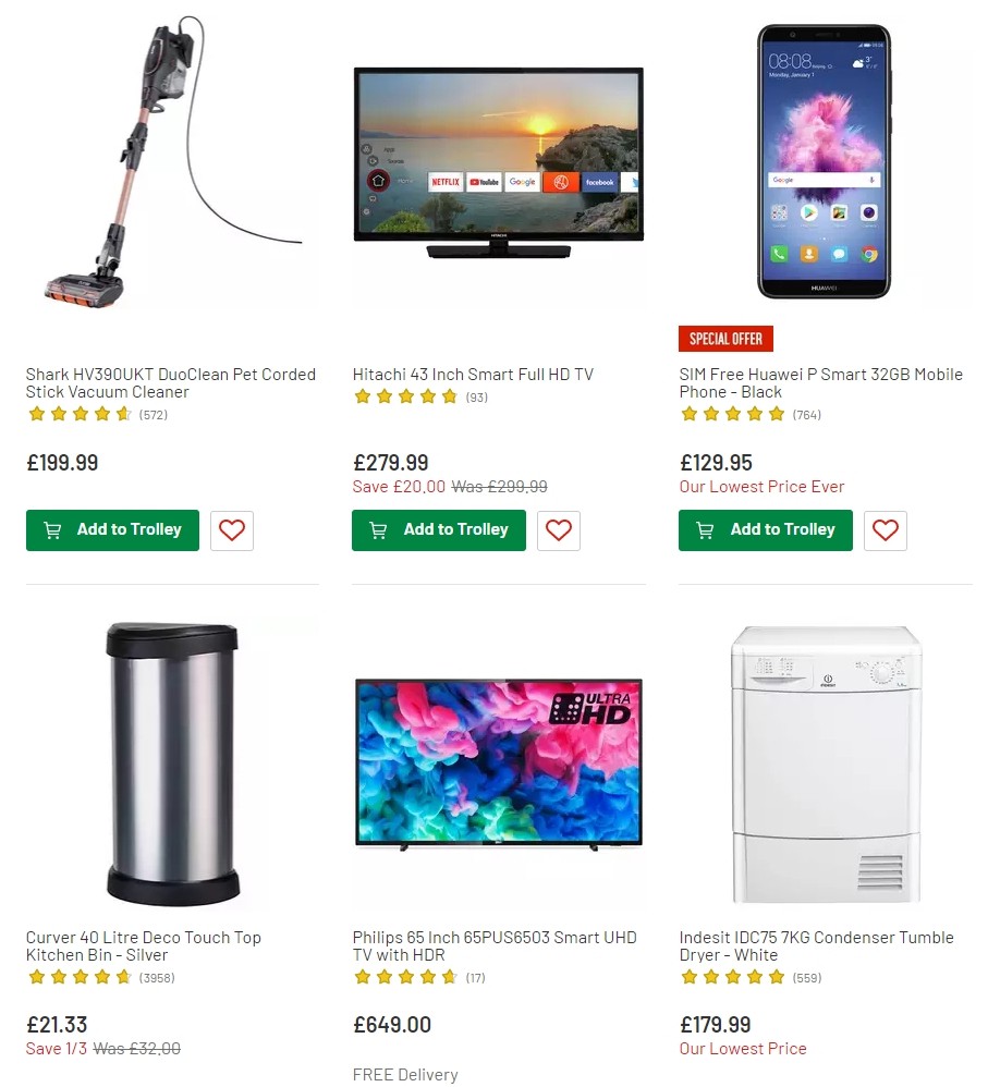 Argos Offers from 16 July